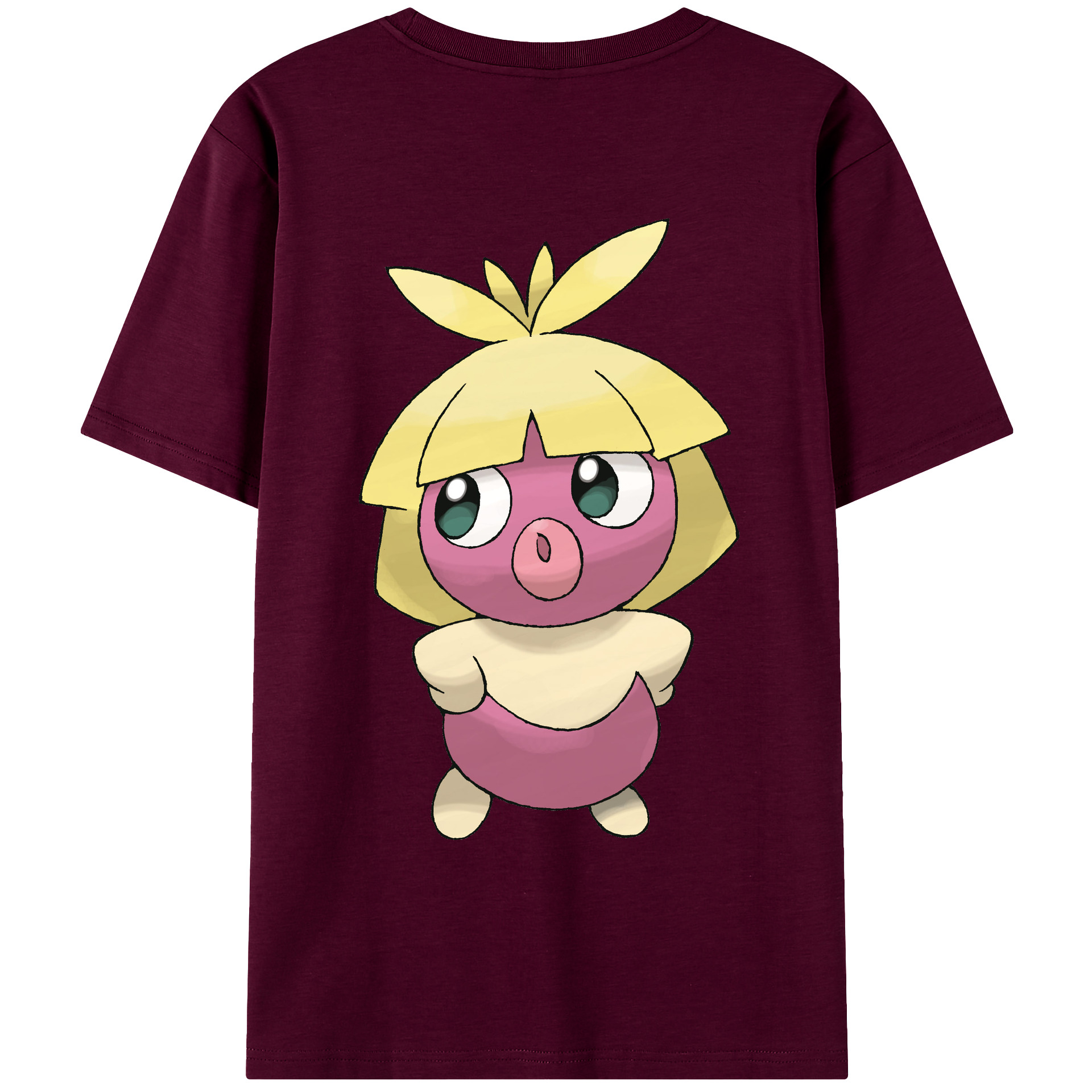 （画像用） ポケットモンスター Pokémon レディース半袖Tシャツ(バックプリント)